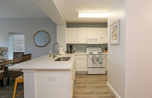 Waterside Village Condo | Beach View 2BR Condo in Waterside with Community Pool Sleeps 6 ~ Coastal Joy