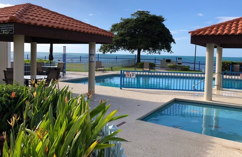 Miradero Condo | Beachfront Private Condo, Wifi, full A/C, screens, sleeps 6.