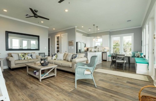 Spanish Grant House | BEACHFRONT! TEN STEPS TO BEACH SAND! PERFECT BEACH VACATION!