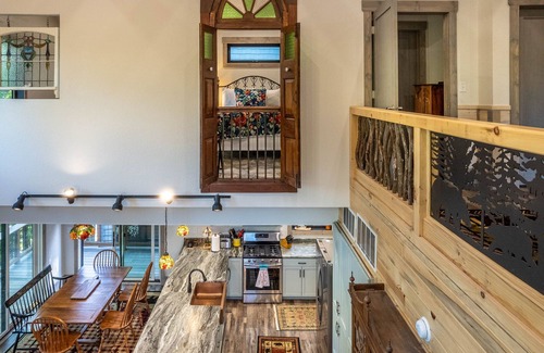 Tuckasegee House | Bear Lake Dream - Immaculate, Brand New, Private Lake Front House with a Hot Tub!