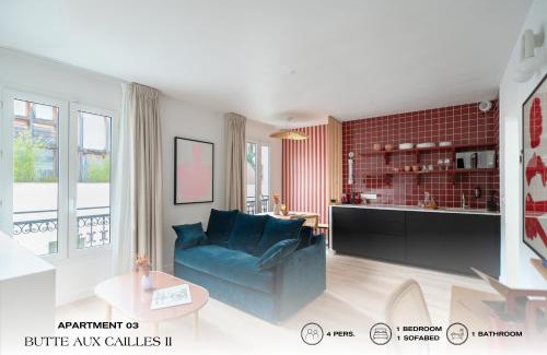 Butte-aux-Cailles Apartment | Beauquartier - Butte aux Cailles II
