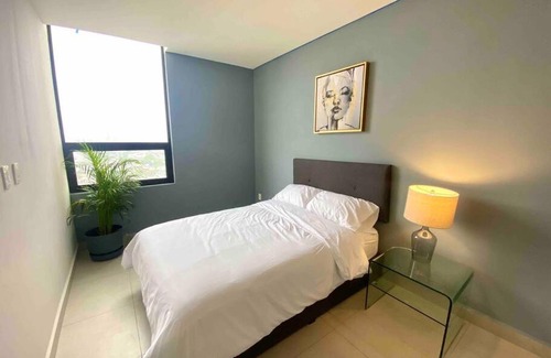 Monterrey Apartment | Beautiful 2BR Apt, Gym, BBQ, A.C, Arena Mty