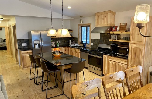 Adirondack House | Beautiful 4 BR lake front house with 100’ private beach