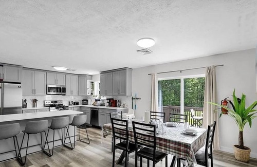 Long Pond House | Beautiful 5BR Pocono Getaway - Fire Pit, Game Room