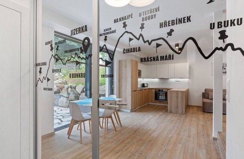 Janov nad Nisou Apartment | Beautiful apartment for 4 people with WIFI, TV and terrace