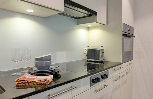 Blausee Apartment | Beautiful apartment for 4 guests with WIFI, TV, balcony and pets allowed