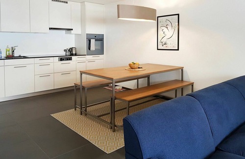 Blausee Apartment | Beautiful apartment for 4 guests with WIFI, TV, balcony and pets allowed