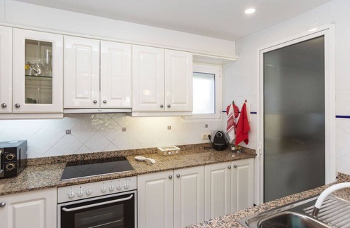 San Jorge Apartment | Beautiful apartment for 4 people with pool, A/C, WIFI, TV, patio, pets allowed and parking