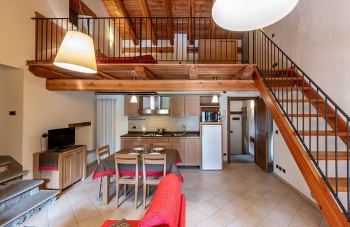 Sampeyre Apartment | Beautiful apartment for 4 guests with pool, WIFI, TV and terrace