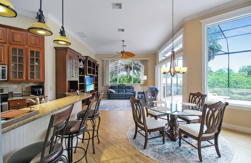 Gulf Cove House | Beautiful family friendly waterfront pool home in Port Charlotte - O6ERS