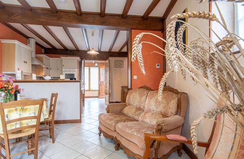 Barneville-Carteret House | Beautiful apartment in villa for 4 guests with WIFI, TV, terrace and panoramic view