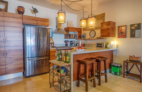 Akumal Condo | Beautiful ground level beachfront condo with AC, private terrace with pool!