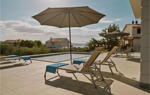 Malinska-Dubasnica House | Beautiful Home In Malinska With Sauna