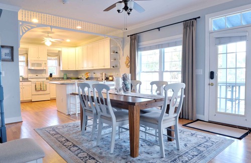 Shallotte House | Beautiful ICW views! Private pier, pool, hot tub, fire pits, and more!