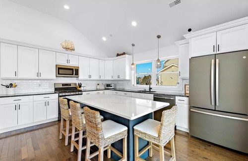 Beach Haven West House | Beautiful lagoon front home! Heated inground pool. Only minutes to LBI beaches.