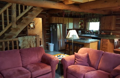 Custer Cabin | Beautiful Log Cabin on Secluded 14 Acres