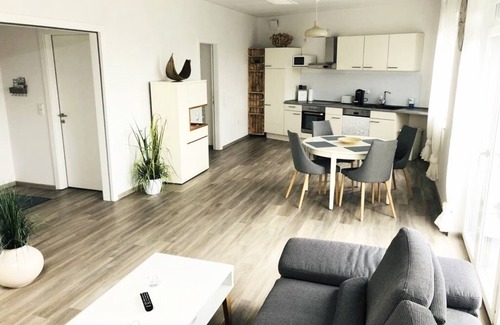 Surheide Apartment | Beautiful new 2 room apartment with roof terrace