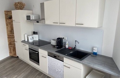 Surheide Apartment | Beautiful new 2 room apartment with roof terrace