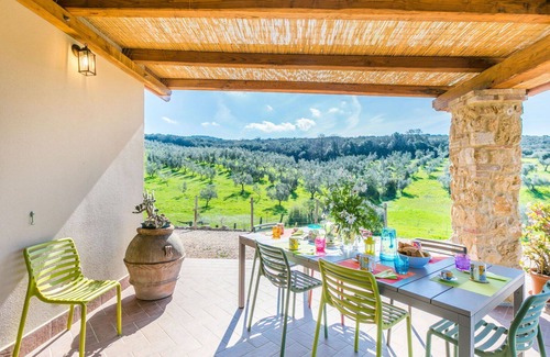Casale Marittimo House | Beautiful private villa for 6 people with A/C, WIFI, TV, terrace, pets allowed and panoramic view