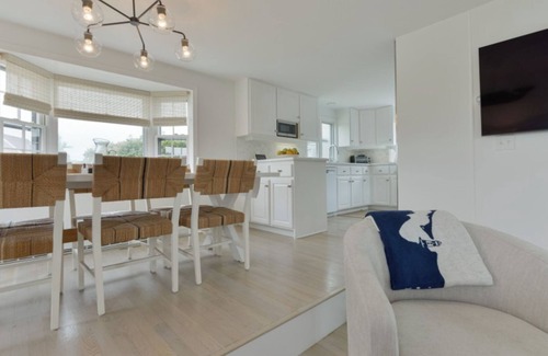 Tom Nevers House | Beautiful private 4Bd/3Ba Home, Central A/C, Heated Pool, 1 mi from TN Beach!