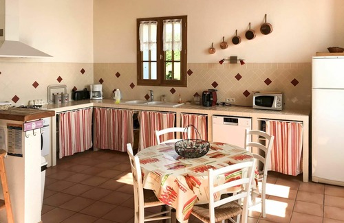 Lalandusse Villa | Beautiful private villa for 8 people with A/C, WIFI, private pool, TV, terrace and pets allowed