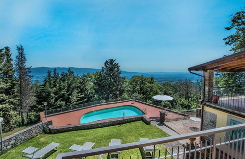 Neri House | Beautiful private villa for 8 guests with WIFI, private pool, TV, terrace and panoramic view