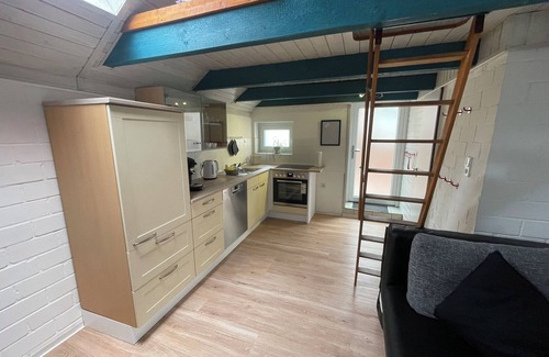 Dornum Apartment | Beautiful vacation apartment on the North Sea coast with dog wifi and garden