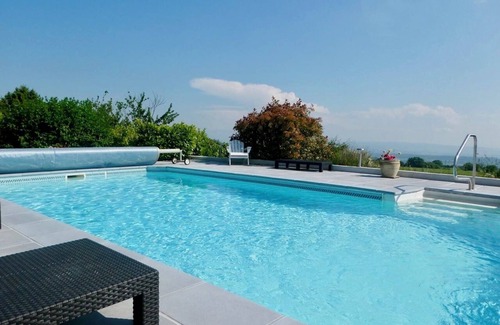 Saint-Denis House | Beautiful villa with heated pool, hot tub & amazing views Aude valley & Pyrénées