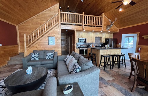 Park Falls Cabin | Beautiful Waterfront/Sunset/Beach View Cabin on Pike Lake Chain in Park Falls WI