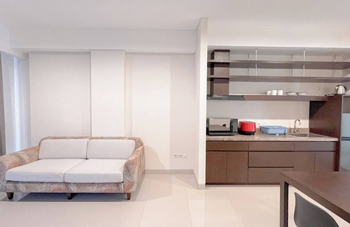 By Pass Ngurah Rai Apartment | Beautifully Designed 2BR (No Kitchen) Apartment at Skales Residence Nusa Dua Bali