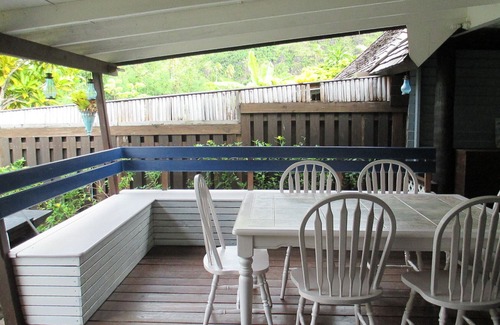 Moorea-Maiao House | Beautifully equipped bungalow - 3 bdrms air-conditioned - kayak - Superb beach 40m from private servitude