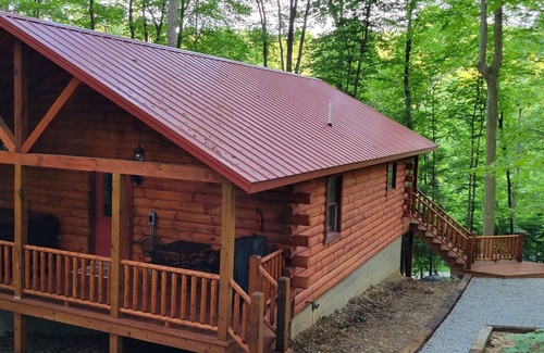 Logan Cabin | Beech View Haven- Custom Log Home in Hocking Hills