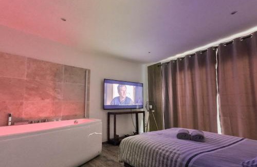 Sainte-Anne - Faubourg Noyon Apartment | Bel appartement rdc détente Balnéo & Ciné & Terrasse proche Centre Gare Amiens