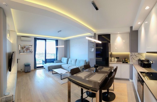 Savamala Condo | Belgrade Waterfront 10th fl. Lux Apt. w/City view & Free Parking