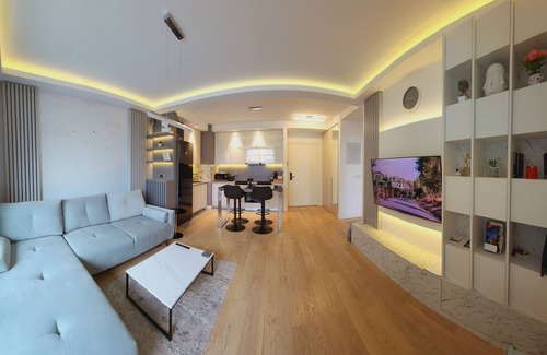Savamala Condo | Belgrade Waterfront 10th fl. Lux Apt. w/City view & Free Parking