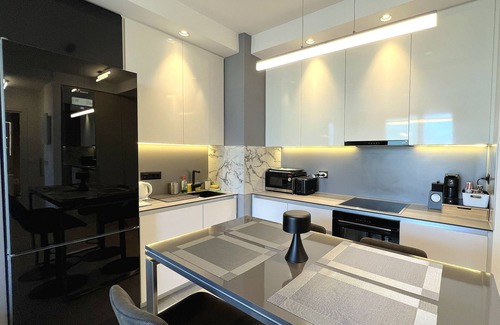 Savamala Condo | Belgrade Waterfront 10th fl. Lux Apt. w/City view & Free Parking