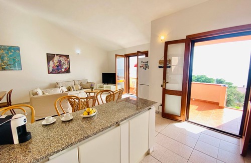 Funtana Meiga Apartment | Bellavista - Apartment with Panoramic Terrace in the Sinis Peninsula