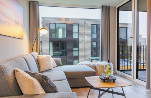 Marienleuchte Apartment | BeltBlick 16 - Sea view. Sauna. Dogs welcome.