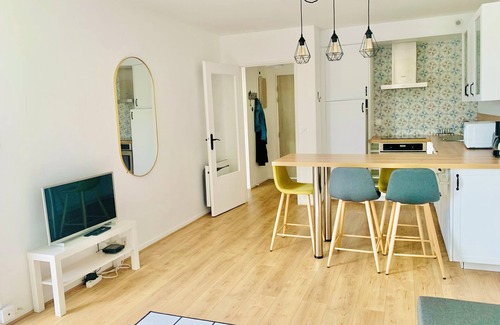 Benodet Apartment | Benodet 100m sea, charming T2 3⭐️ very bright new terrace sea view