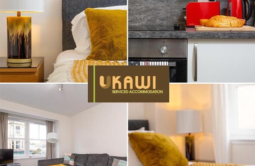 Merchiston Apartment | Best Value - 2 Bedroom Apartment, Upto 5 Guests with Ukawi Serviced Accommodation Edinburgh, Free Car Park & Free WiFi