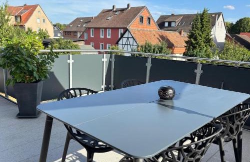 Vienenburg Apartment | BeyerAppartements- Suite für 6 - Balkon- 3 Schlafzimmer- SmartTV- Babygerecht- Küchenzeile- Espresso Maschine- ca 100m2