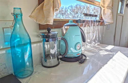 Paso Robles RV Rental | Billie Holiday Trailer - Billie Holiday themed Spartan Trailer On Vineyard