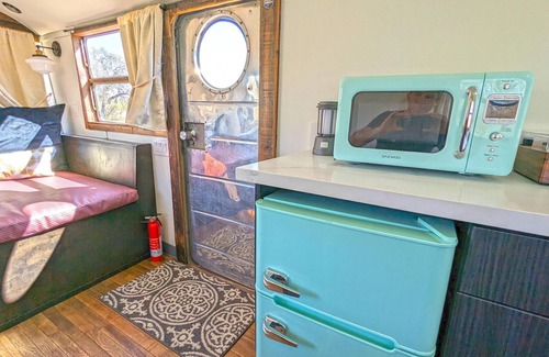 Paso Robles RV Rental | Billie Holiday Trailer - Billie Holiday themed Spartan Trailer On Vineyard