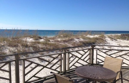 Gulf Shores House | Birdcage House 2 bd 2 ba Pet Friendly gulf-front New ceiling fans, New sofas