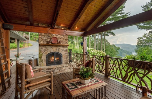 Glenville House | Birds eye view of Lake Glenville and beyond