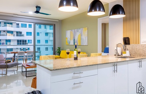 La Boquilla Apartment | Bizsar Mar : Swimming pools : Private beach access : BBQ