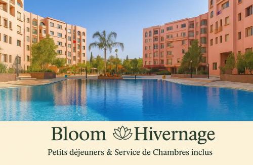 Hivernage Apartment | Bloom Hivernage - 2 Chambres - Petit déj Inclus - Services de chambres - Design - 2 Piscines - Balcon Végétal