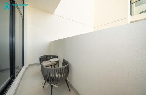 Dubai Apartment | Blue Breeze - Trendy Studio with Balcony & Stylish Interiors