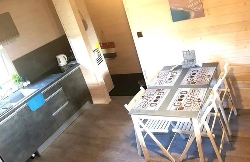 Junoszyno House | Blue Eco Cottage" holiday home with water view