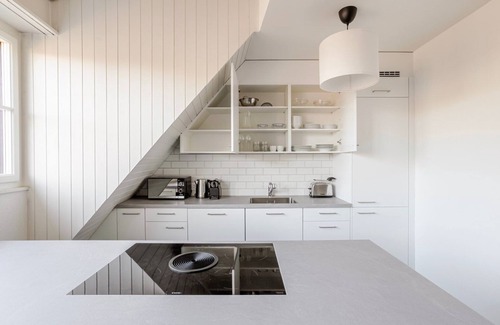 Basel City Centre Apartment | Blueground | Basel-Vorstaedte, river view, nr Rhine